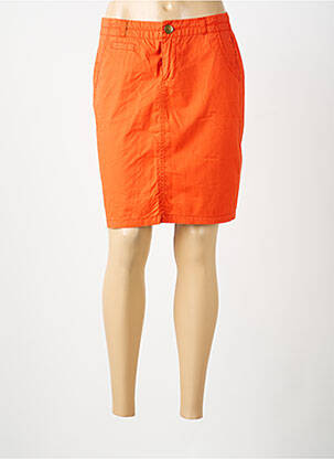 Jupe courte poches orange STREET ONE femme