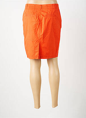 Jupe courte poches orange STREET ONE femme