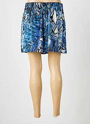 Jupe courte taille élastique bleu SCHOOL RAG femme