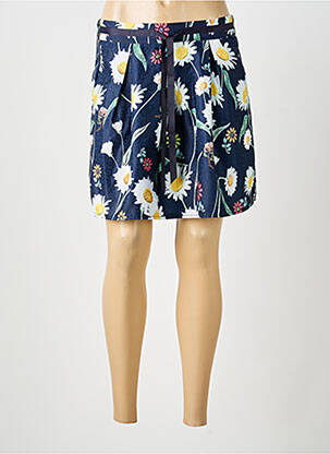 Jupe courte coupe évasée bleu MOLLY BRACKEN femme