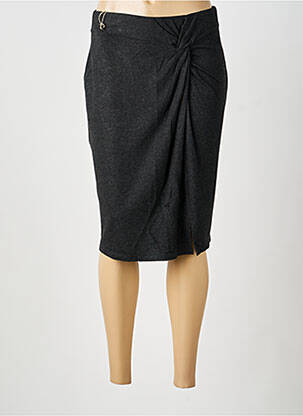 Jupe mi-longue gris STREET ONE femme