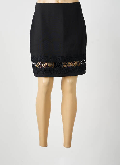 Jupe courte coupe droite noir MOLLY BRACKEN femme