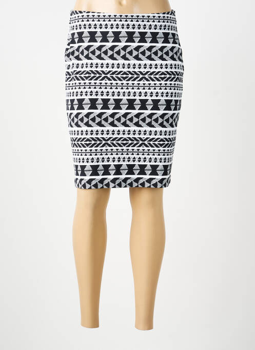 Jupe mi-longue coupe droite noir STREET ONE femme