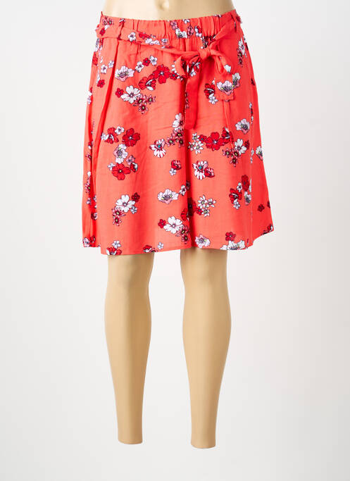 Jupe courte poches orange STREET ONE femme