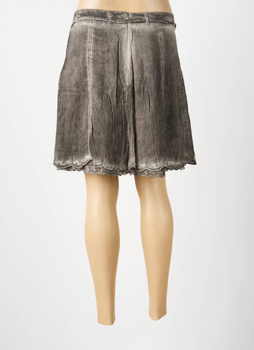 Jupe courte marron STREET ONE femme