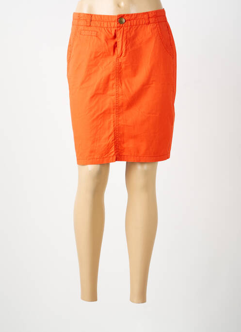 Jupe courte orange STREET ONE femme