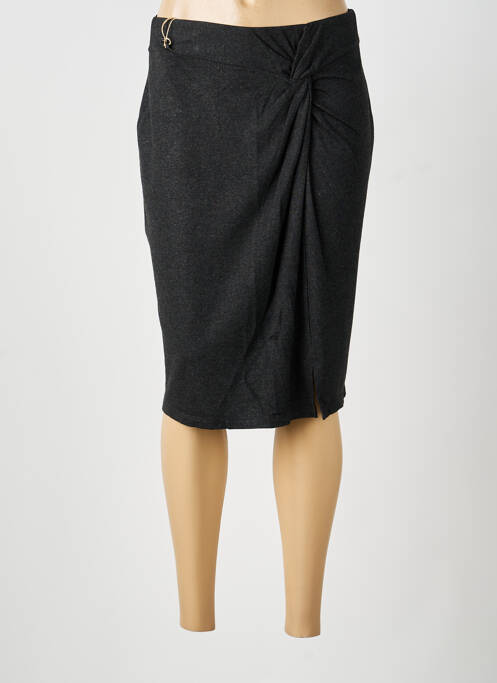 Jupe mi-longue gris STREET ONE femme