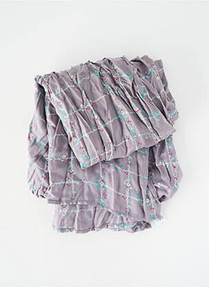 Foulard tissage popeline gris STREET ONE femme