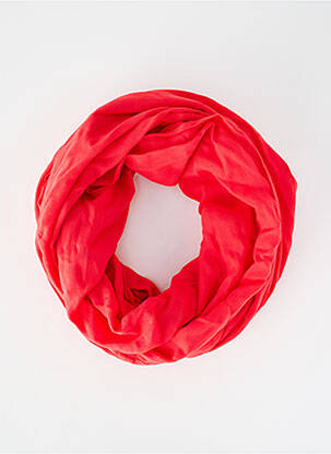 Foulard tissage popeline rouge STREET ONE femme