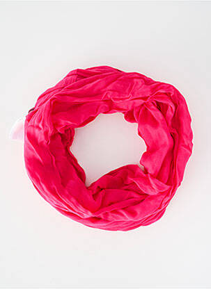 Foulard tissage popeline rose STREET ONE femme