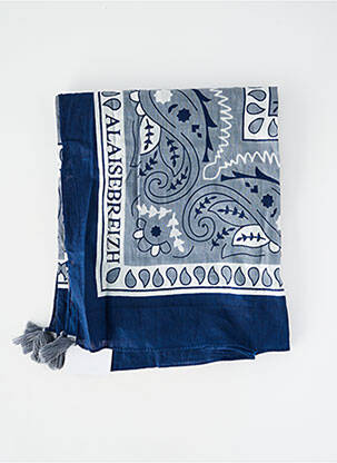 Foulard bleu A L'AISE  BREIZH femme