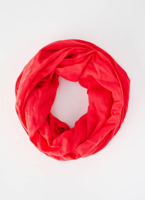 Foulard tissage popeline rouge STREET ONE femme