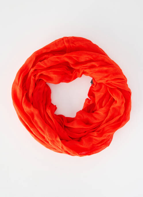 Foulard tissage popeline orange STREET ONE femme