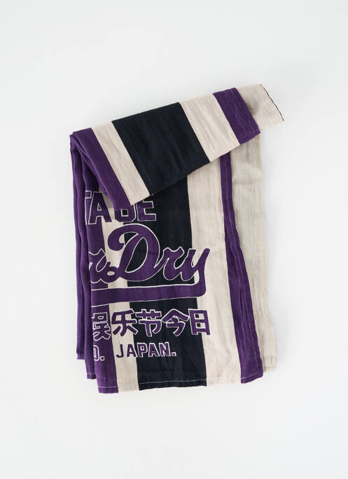 Foulard violet SUPERDRY femme