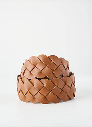 Ceinture tissage tressé marron PENNYBLACK femme