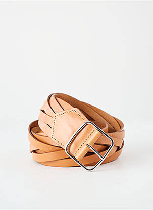 Ceinture tissage tressé marron MAX MARA femme