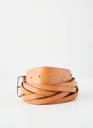 Ceinture tissage tressé marron MAX MARA femme