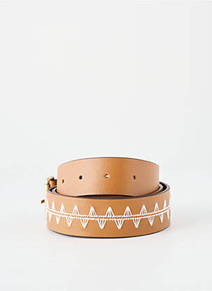 Ceinture tissage simili-cuir marron MAX MARA femme