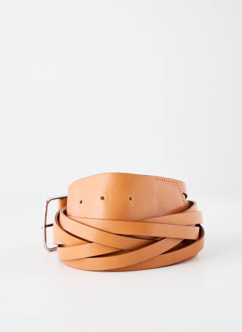 Ceinture tissage tressé marron MAX MARA femme
