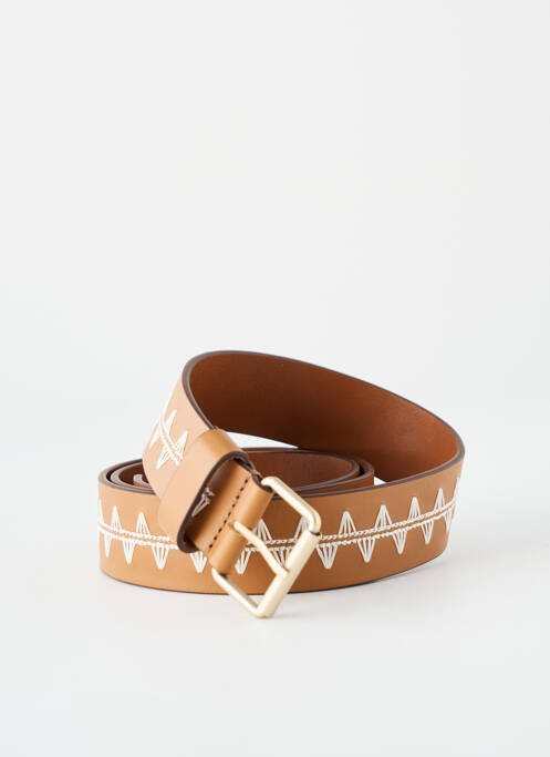 Ceinture tissage simili-cuir marron MAX MARA femme