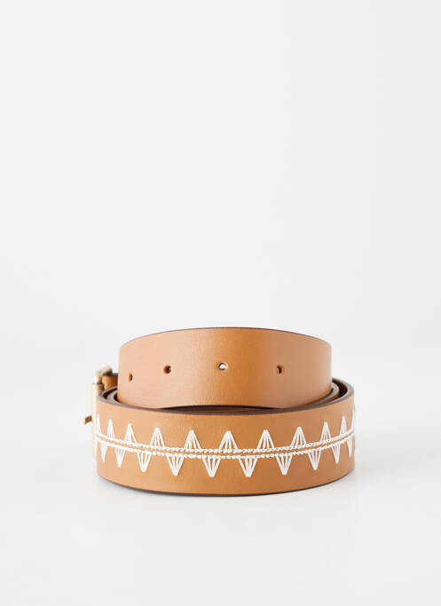 Ceinture tissage simili-cuir marron MAX MARA femme