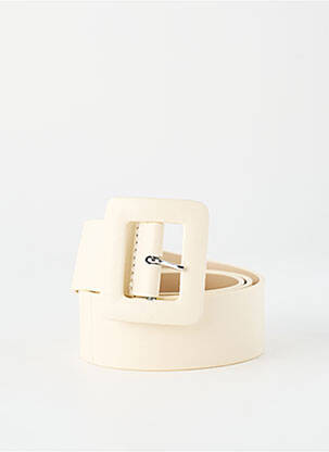 Ceinture tissage simili-cuir beige MAX MARA femme