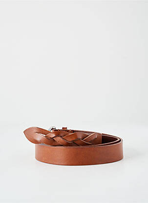 Ceinture tissage tressé marron MAX MARA femme