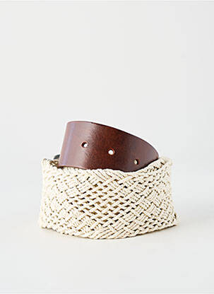 Ceinture coutures renforcées beige WEEKEND MAXMARA femme