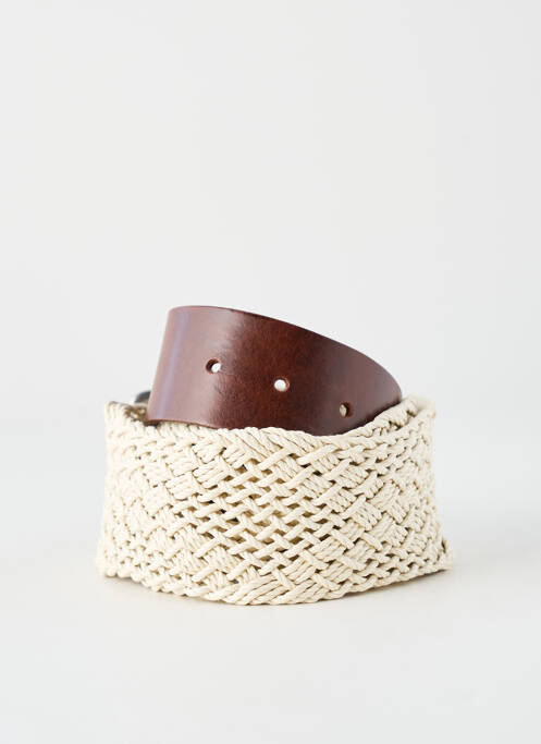 Ceinture coutures renforcées beige WEEKEND MAXMARA femme