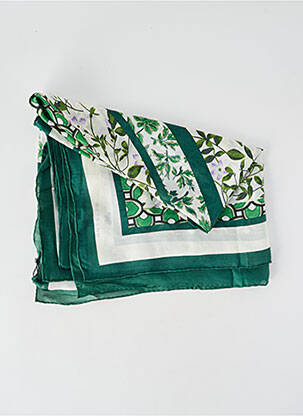 Foulard imprimé fantaisie vert WEEKEND MAXMARA femme
