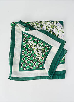 Foulard imprimé fantaisie vert WEEKEND MAXMARA femme
