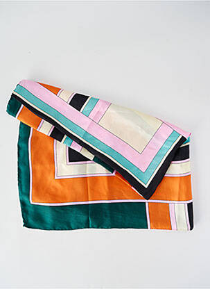 Foulard effet matière satinée vert WEEKEND MAXMARA femme