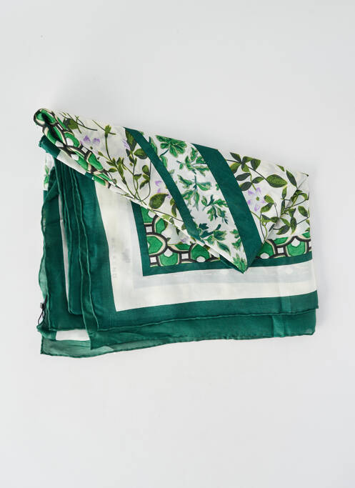 Foulard imprimé fantaisie vert WEEKEND MAXMARA femme