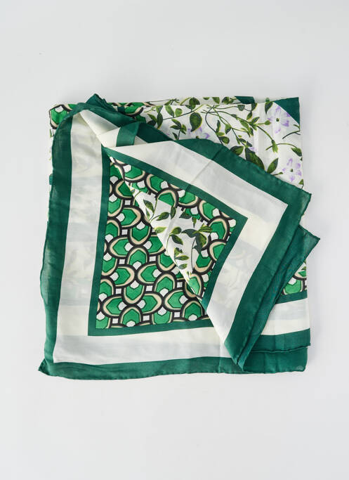 Foulard imprimé fantaisie vert WEEKEND MAXMARA femme