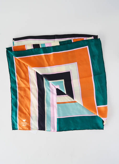 Foulard effet matière satinée vert WEEKEND MAXMARA femme