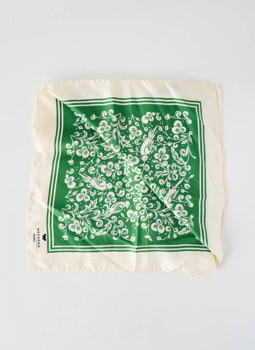 Foulard effet matière satinée vert WEEKEND MAXMARA femme