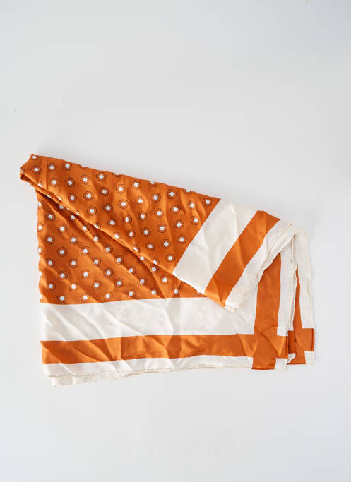 Foulard imprimé fantaisie orange MAXMARA femme
