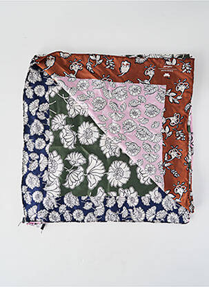 Foulard effet matière satinée bleu WEEKEND MAXMARA femme