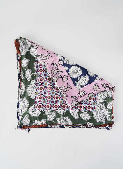 Foulard effet matière satinée bleu WEEKEND MAXMARA femme