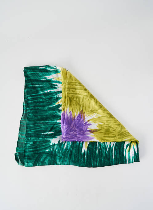 Foulard effet matière satinée vert WEEKEND MAXMARA femme