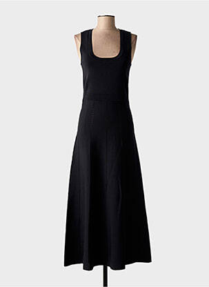Robe longue sans manche sans manche noir LOLA CASADEMUNT femme