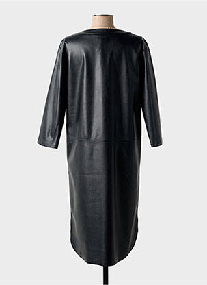 Robe mi-longue manches 3/4 manches 3/4 noir SPORTALM femme