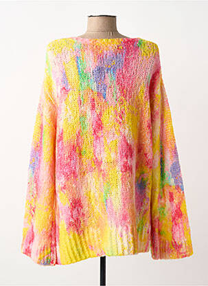 Pull stretch manches longues jaune FROGBOX femme