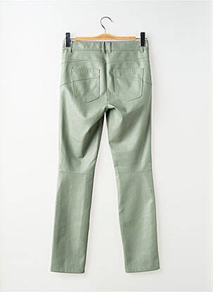 Pantalon 7/8 fermeture zippée sous rabat boutonné taille normale vert MARC AUREL femme
