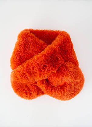 Echarpe orange LOLA CASADEMUNT femme