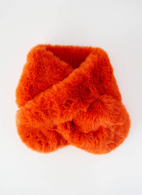 Echarpe orange LOLA CASADEMUNT femme