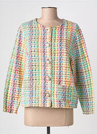 Veste casual col rond vert EPINE & NOISETTE femme