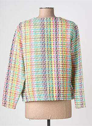 Veste casual col rond vert EPINE & NOISETTE femme