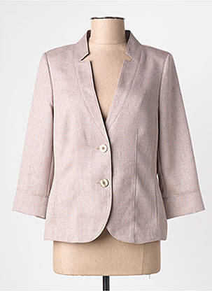 Veste casual coupe cintrée beige SOMMERMANN femme