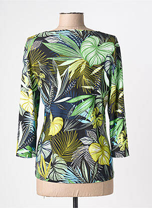 T-shirt manches longues manches longues vert SAINT CHARLES femme